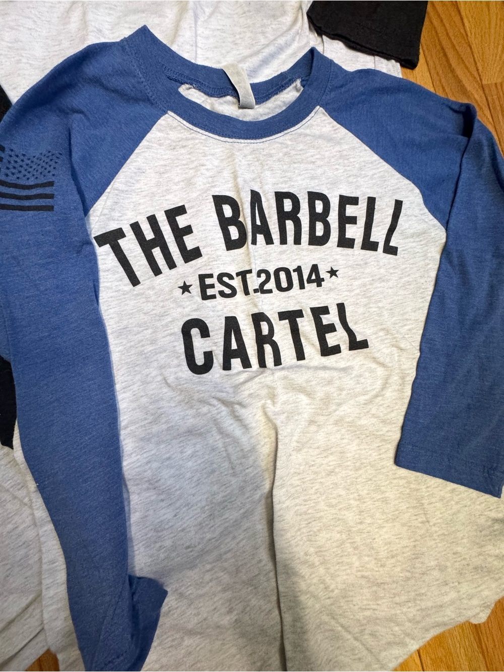 RARE 4 Lifting Shirts Barbell Cartel Barbells Ponytails Doughnuts and Deadlifts - Picture 5 of 7